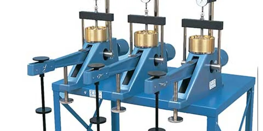 Illustrative image of Oedometer consolidation test in Hervey Bay