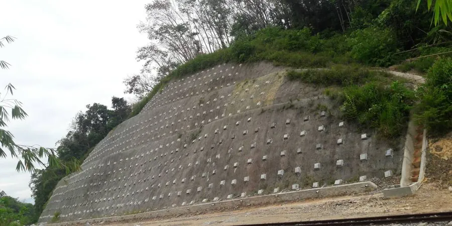 Illustrative image of Slope stabilization design in Hervey Bay