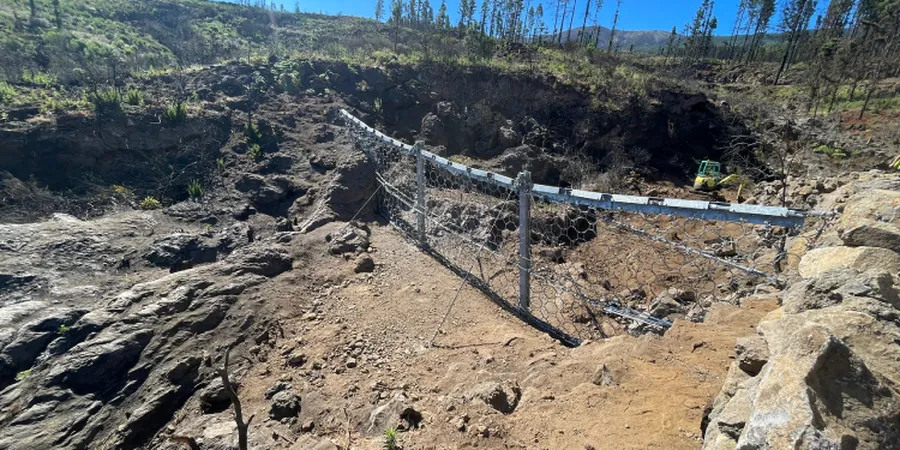 Illustrative image of Debris flow analysis in Hervey Bay