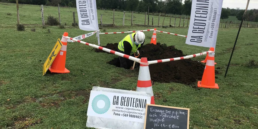 Illustrative image of Infiltration test (Porchet/Double-ring infiltrometer) in Hervey Bay