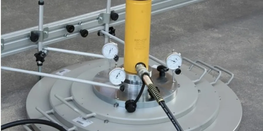 Illustrative image of Plate load test (PLT) in Hervey Bay